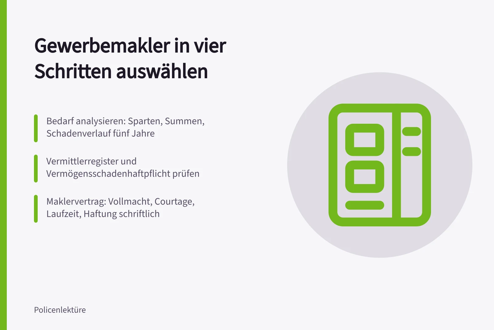 Vier Schritte zur Auswahl eines Gewerbemaklers für den Mittelstand